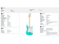 Fender Squier Mini Stratocaster MN Sea Foam Green Fender Squier Mini Stratocaster MN Sea Foam Green